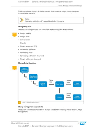 Forwarding Charges Sample Charges and Settlement in SAP Transportation Management, TM130 Col18 | PDF