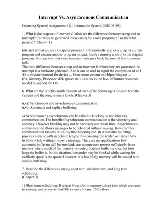 Sample Scientific Essay | PDF