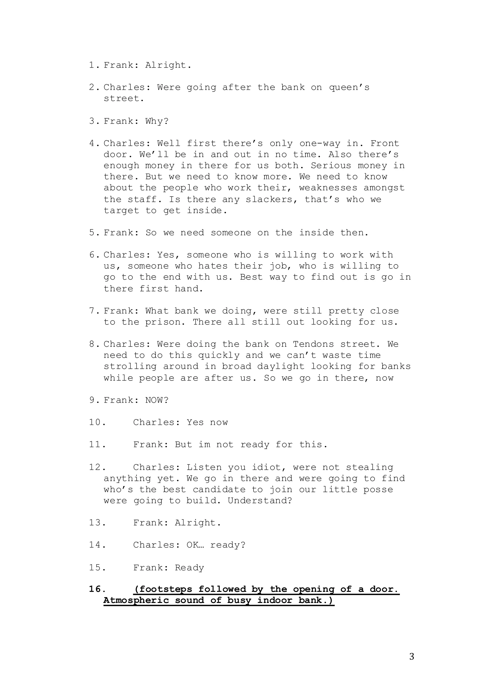 Sample script | PDF