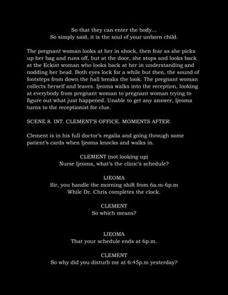 Sample script 1, victor prince dickson | PDF