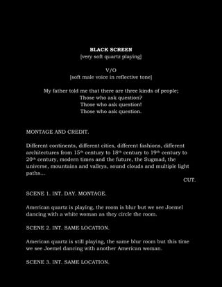 Sample script 1, victor prince dickson | PDF