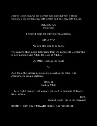 Sample script 1, victor prince dickson | PDF