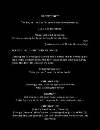 Sample script 1, victor prince dickson | PDF