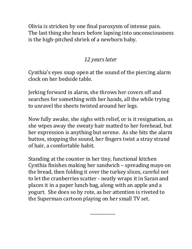sample scripts treatments screenplays