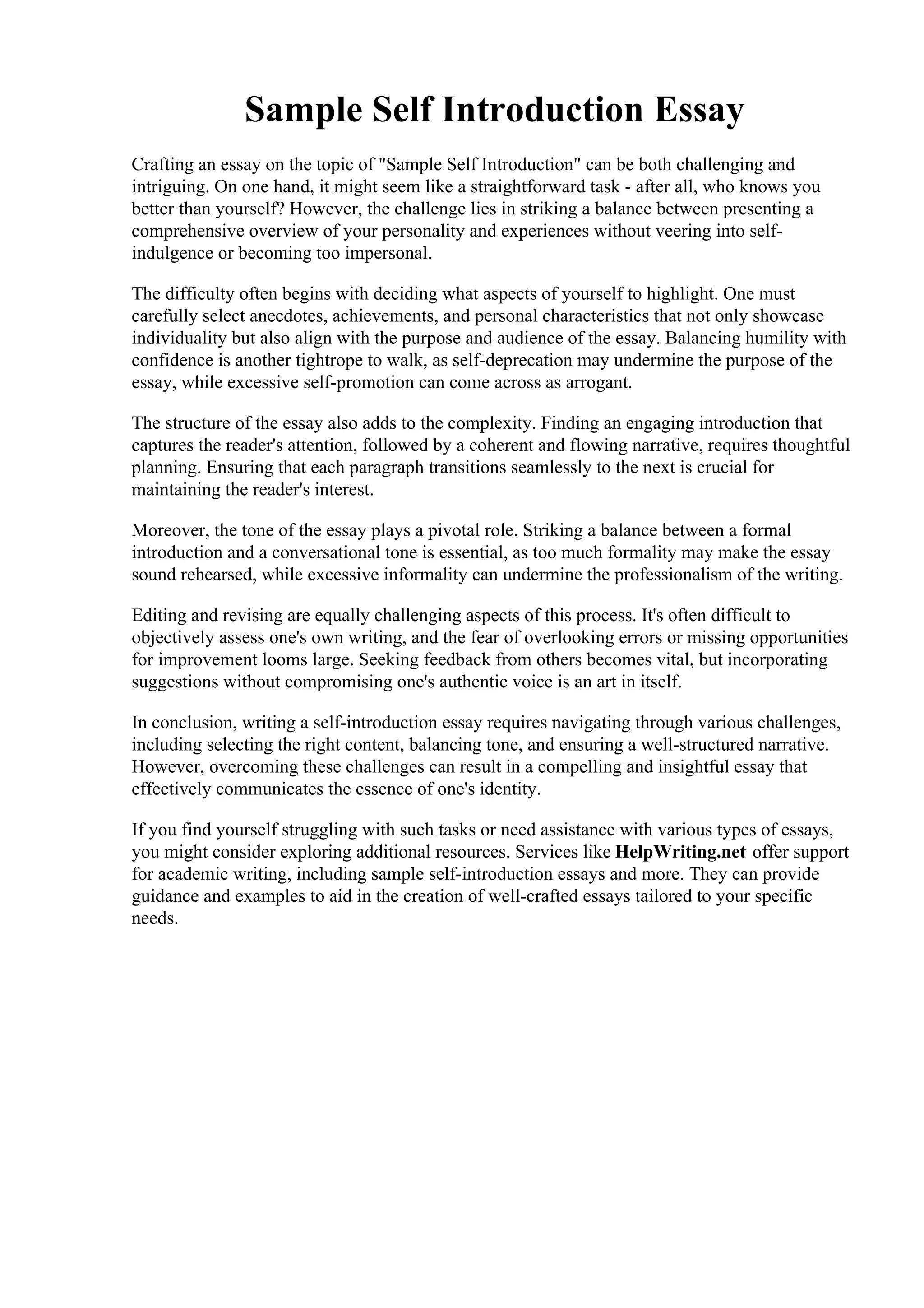 Sample Self Introduction Essay.pdf