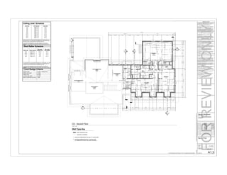 GENERAL NOTES

Ceiling Joist Schedule                                                                                                                                                                                                                                                                                                                                                                                                                                                                                                                                                                                                                                                                                                                                                                                                                                                                                 1. THESE DRAWING GENERALLY INDICATES THE LOCATION OF NEW
                                                                                                                                                                                                                                                                                                                                                                                                                                                                                                                                                                                                                                                                                                                                                                                                                                                                                                       CONSTRUCTION. ALL DIMENSIONS ARE TO WALL STUD FACE ON




                                                                                                                                                                                                                                                                                                                                                                                                                                                                                                                                                                                                                                                                                                                                                                                                                                                                                                                     FOR REVIEW ONLY
                                                                                                                                                                                                                                                                                                                                                                                                                                                                                                                                                                                                                                                                                                                                                                                                                                                                                                       INTERIOR AND WALL SHEATHING ON EXTERIOR, U.O.N.

                                                                                                                                                                                                                                                                                                                                                                                                                                                                                                                                                                                                                                                                                                                                                                                                                                                                                                       2. ALL CONCRETE TO BE 3,000 PSI MIN. IN 28 DAYS
    Joist Size           Joist Spacing            Joist Span
                                                                                                                                                                                                                                                                                                                                                                                                                                                                                                                                                                                                                                                                                                                                                                                                                                                                                                       3. ALL FOOTINGS TO BEAR ON UNDISTURBED NON ORGANIC SOIL
                                                                                                                                                                                                                                                                                                                                                                                                                                                                                                                                                                                                                                                                                                                                                                                                                                                                                                       CAPABLE OF CARRYING 3,000 PSF MIN. AND TO BE A MIN. OF 42"
        2x4                 @16" O.C.                 6'-6"                                                                                                                                                                                                                                                                                                                                                                                                                                                                                                                                                                                                                                                                                                                                                                                                                                            BELOW GRADE

        2x6                 @16" O.C.                12'-0".                                                                                                                                                                                                                                                                                                                                                                                                                                                                                                                                                                                                                                                                                                                                                                                                                                           4. STRUCTURAL STEEL TO BE A.S.T.M. A-36, REINFORCING STEEL
                                                                                                                                                                                                                                                                                                                                                                                                                                                                                                                                                                                                                                                                                                                                                                                                                                                                                                       TO BE GRADE 60. REINFORCING BARS TO BE SUPPORTED AND
                                                                                                                                                                                                                                                                                                                                                                                                                                                                                                                                                                                                                                                                                                                                                                                                                                                                                                       SECURED AGAINST DISPLACEMENT. PLACE IN ACCORDANCE TO
        2x8                 @16" O.C.                16'-0"                                                                                                                                                                                                                                                                                                                                                                                                                                                                                                                                                                                                                                                                                                                                                                                                                                            CRSI "RECOMMENDED PRACTICE FOR PLACING REINFORCING BARS".
                                                                                                                                                                                                                                                                                                                                                                                                                                                                                                                                                                                                                                                                                                                                                                                                                                                                                                       PROVIDE (2) #4 TOP AND (2) #4 BOTTOM CONTINUOUS IN ALL
                                                                                                                                                                                                                                                                                                                                                                                                                                                                                                                                                                                                                                                                                                                                                                                                                                                                                                       POURED CONCRETE WALLS UNLESS OTHERWISE NOTED. LAP BARS
        2x8                 @12" O.C.                18'-6"                                                                                                                                                                                                                                                                                                          46'-7 3/4"                                                                                                                                                                                                                                                                                                                                                                                                                                                                                                                        1 FT. 6 IN. AT SPLICES AND PROVIDED 3' LONG CORNER BOARDS

       2x10                 @16" O.C.                19'-7"                                                                                                                                                                                          23'-5 3/4"                                                                                                                                                                                                                                                                      21'-4"                                                                                                                                                                                       1'-10"
                                                                                                                                                                                                                                                                                                                                                                                                                                                                                                                                                                                                                                                                                                                                                                                                                                                                                                       5. ALL PLATES SET ON CONCRETE TO BE PRESSURE TREATED

                                                                                                                                                                                                                                                                                                                                                                                                                                                                                                                                                                                                                                                                                                                                                                                                                                                                                                       6. USE MIN. (2) 2X10 HEADERS AT ALL OPENINGS UNLESS
       2x10                 @12" O.C.                22'-7"                                                                                                               2'-3"                             5'-2 1/2"                 4'-6"                                        5'-9 3/4"                                              5'-8 1/2"                                                                                          7'-9"                                                                                   5'-10"                                                                                                             7'-9"                                                                     1'-10"
                                                                                                                                                                                                                                                                                                                                                                                                                                                                                                                                                                                                                                                                                                                                                                                                                                                                                                       OTHERWISE NOTED

       2x12                 @16" O.C.                22'-8"                                                                                                                                                                                                                                                                                                                                                                                                                                                                                                                                                                                                                                                                                                                                                                                                                                            7. DOUBLE FLOOR JOISTS UNDER BATH TUBS, WHIRLPOOLS,
                                                                                                                                                                                                                                                                                                                                                                                                                                                                                                                                                                                                                                                                                                                                                                                                                                                                                                       STAIRS, FIREPLACES, ALL PARTITIONS WHEN PARALLEL TO FLOOR
                                                                                                                                                                                                                                                                                                                                                                                                                                                                                                                                                                                                                                                                                                                                                                                                                                                                                                       JOISTS AND WHERE NOTED. WHERE PARTITIONS ARE USED AS
       2x12                 @12" O.C.                26'-3"                                                                                                                                                                                                                                                                                                                                                                                                                                                                                                                                                                                                                                                                                                                                                                                                                                            VERTICAL CHASES, SPREAD JOISTS TO THE PARTITION WIDTH AND
                                                                                                                                                                                                                                                                                                                                                                                                                                                                                                                                                                                                                                                                                                                                                                                                                                                                                                       PROVIDE SOLID BLOCKING 24" O.C. MAXIMUM

                                                                                                                                                                                                                                                                                                                                                                                                                                                                                                                                                                                                                                                                                                                                                                                                                                                                                                       8. MIN. (3) 2X4 POST AT EACH END OF ALL WOOD BEAMS UNLESS
CEILING JOISTS SHALL BE #2 HEM-FIR DOMESTIC (E=1,300,000 MIN.,FB =                                -                                                                                                                                                                                                                                                                                                                                                                                                   TCD3760                                                                             TCD3760                                                                                                                                                                                                                                                                                                      OTHERWISE NOTED

850) OR BETTER. ALL JOISTS SHALL BE MINIMUM SIZE AND SPACING PER                                  ---                                                                                                                                                                                                                                                                                                                                                                                                                                                                                                                                                                                                                                                                                                                                                                                                  9. ALL GLAZING AS PER 308 2003 I.R.C REQUIREMENTS. PROVIDE
SCHEDULE ABOVE UNLESS NOTED OTHERWISE ON PLAN.                                                                                                                                                                                                                                                                                                                                                                                                                                                                                                                                                                                                                                                                                                                                                                                                                                                         SAFTY GLASS IN ALL DOORS, SIDELIGHTS, WINDOWS WITH GLAZING




                                                                                                                                                                                                                                                                                                                                                                                                                                                                                                                                                                                                                                                                                                                                                                             2'-5 1/2"

                                                                                                                                                                                                                                                                                                                                                                                                                                                                                                                                                                                                                                                                                                                                                                                         2'-5 1/2"
                                                                                                                                                                                                                                                                                                                                                                                                                                                                                                                                                                                                                                                                                                                                                                                                                                                                                                       WITHIN 18" OF THE FLOOR 7 OVER 9 SQ. FT. OF AREA, GLASS
                                                                                                                                                                                                                                                                                                                                                                                                                                                                                                                                                                                                                     2x10" R.R.@ 16" O.C.                                                                                                                                                                                                                                                              SHOWER ENCLOSURES, AND WINDOWS AT TUB AREA
THIS SCHEDULE REPRESENTS THE CHARACTERISTICS #2 HEM-FIR                                                                                                                                                                                                                                                                                                                                                                                     2x10" R.R.@ 16" O.C.                                                                                                                                                                                                                                                                                                                                                                                                                                       10. ALL LAMINATED VENEER LUMBER (LVL) TO HAVE MIN. FB = 2.60
DOMESTIC. ANY CHANGE IN SPECIES WILL NEED TO BE EVALUATED BY




                                                                                                                                                                                                                                                                                                                                                                                                                                                                                                                                                                                                                                    8' CEILING LINE
                                                                                                                                                                                                                                                                                                                                                                                                                                                                                                                                                                                                                                                                                                                                                                                                                                                                                                       KSI AND E=1.9 X 10 PSI
OWNER                                                                                                                                                                                                                                                                                                                                                                                                                                                                                                                                                      20'-4"                                                                                                                                                                                                                                                                                                                                      11. INSTALL ALL FLASHING AS REQUIRED FOR WEATHER TIGHT


 Roof Rafter Schedule                                                                                                                                                                                                                                                                                                                                                                                                                                                                                                                                                                                                                                                                                                                                                                                                                                                                                  EXTERIOR-ALL FLASHING INSTALLATION TO FOLLOW DETAILS FROM
                                                                                                                                                                                                                                                                                                                                                                                                                                                                                                                                                                                                                                                                                                                                                                                                                                                                                                       SHEET METAL & AIR CONDITIONING CONTRACTORS' ASSOCIATION




                                                                                                                                                                                                                                                                                                                                                                                                                                                                                                                                                                                                                                                                                                                                                                             4'-0"
                                                                                                                                                                                                                                                                                                                                                                                                                                                                                                                                                                                                                                                                                                                                                                                                                                                                                                       INC. ARCHITECTURAL SHEET METAL MANUAL AND MASONRY
                                                                                                                                                                                                                                                                                                                                                                                                                                                                                               2x8" C.T.@ 16" O.C. & 8' A.F.F.                                                                                                                                                                                                                                                                                                                                                                         INSTITUTE GUIDELINES

                                                                                                                                                                                                                                                                                                                                                                                                                                                                                                                                                                                                                                                                                                                                                                                                                                                                                                       12. ALL SHEATHING IS TO BE APA RATED




                                                                                                                                                                                                                                                                                                                                                                                                                               13'-9 1/2"
                                 Max. Span            Max. Span                                                                                                                                                                                                                                                                                                                                                                                                                                                                                                                                                                                                                                                                                                        2
                                                                                                                                                                                                                                                                                                                                                                                                                                                                                                                                                                                                                                                                                                                                                                                                                                                                                                       13. EXTERIOR WALL DIMENSIONS ARE TO OUTSIDE OF SHEATHING.




                                                                                                                                                                                                                                                                                                                                                                                                                                                                                                                                                                                                                                                                                                                                                                                         8'-0"
Rafter Size      Rafter Spacing Vaulted CLG.         Non-Vaulted                                                                                                                                                                                                                                                                                                                                                                                                                                                                                                                                                                                                                                                                                                      A3.1                                                                                                                             DIMENSIONS DO NOT INCLUDE DRYWALL




                                                                                                                                                                                                                                                                                                                                                                                                                                                                                                                                                                                                     13'-9 1/2"
                                                                                                                                                                                                                                                             4                                              2




                                                                                                                                                                                                                                                                                                                                                                                                                                                                                                                                           2x12 RIDGE
                                                                                                                                                                                                                                                                                                                                                                                                                                                                                                                                                                                                                                                                                                                                                                                                                                                                                                       14. CONFORM TO ALL DIMENSIONS INDICATED IN PREFERENCE TO
    2x12          @16" O.C.           19'-11"            21'-1"                                                                                                                                                                                           A3.1                                            A3.2                                                                                                                                                                                                                                                                                                                                                                                                                                                                                                                                                                                         SCALE DIMENSIONS FROM THE BLUEPRINT. DO NOT SCALE THE
                                                                                                                                                                                                                                                                                                                                                                                                                                                                                                                                                                                                                                                                                                                                                                                                                                                                                                       DRAWINGS




                                                                                                                                                                                                                                                                                                                                                                                                                                                                                                                                                                                                                                                                                                                                                                             4'-0"
                                                                                                                                                                                                                                                                                                                                                                                                                                                              8' CEILING LINE
    2x10          @16" O.C.            17'-2"            17'-2"                                                                                                                                                                                                                                                                                                                                                                                                                         BEDROOM 2




                                                                                                                                                                                                                                                                                                                                                                                           T/ WALL = 5'-10"
                                                                                                                                                                                                                                                                                                                                                                                                                                                                                                                                                                                                                                                                                                                                                                                                                                                                                                       15. PROVIDE FIRE STOPPING MATERIAL AT ALL FURRING PARTITIONS
                                                                                                                                                                                                                                                                                                                                                                                                                                                                                                           210                                                                                                                                                                                                                                                                                                                                                                                         AND OUTSIDE JUNCTURE OF ROOF RAFTERS AND WALL
    2x10          @12" O.C.            19'-0"            21'-0"                                                                                                                                                                                                                                                                                                                                                                                                                                                                                                                                                    2x10" R.R.@ 16" O.C.
                                                                                                                                                                                                                                                                                                                                                                                                                                                                                                                                                                                                                                                                                                                                                                                                                                                                                                       16. DRYER VENT SHALL BE MADE OF GALVANIZED SHEET METAL OR
                                                                                                                                                                                                                                                                                                                                                                                                                                                                                                       8' CEILING




                                                                                                                                                                                                                                                                                                                                                                                                                                                                                                                                                                                                                                                                                                       T/ WALL = 5'-10"
                                                                                                                                                                                                                                                                                                                                                                                                                                                                                                                                                                                                                                                                                                                                                                                                                                                                                                       ALUMINUM
    2x8           @16" O.C.            14'-0"            14'-11"
                                                                                                                                                                                                                                                                                                                                                                                                                                                                                                                                                                                                                                                                                                                                                                                                                                                                                                       17. ALL EXHAUST FANS MUST BE VENTED TO OUTSIDE AIR

                                                                                                                                                                                                                                                                                                                                                                                                                                                                                                                                                                                                                                                                                                                                                                                                                                                                                                       18. HANDRAILS AND GUARDRAILS TO BE DESIGNED TO SUPPORT A
                                                                                                                                                                                                                                                                                                                                                                                                                                                                                                                                                                                                                                                                                                                                                                                                                                                                                                       200 LB. CONCENTRATED LOAD AT ANY POINT IN ANY DIRECTION




                                                                                                                                                                                                                                                                                                                                                                                                                                                                                                                                                                                                3 1/2"
                                                                                                                                                                                                                                                                                                                                                                                                                                                                                                                                                                                                                                                                                                                                                                                                                                                                                                       19. CONTRACTORS TO OBTAIN AND FOLLOW THE INSTALLATION




                                                                                                                                                                                                                                                                                                                                                                                                              3 1/2"
                                                                                                                                                                                                                                                                                                                                                                                                                                  6'-9 3/4"                                                                                3'-9"                                                                                                 9'-9 1/4"                                                                                                                                                                                                                                                             DETAILS AND PROCEDURES FOR ALL MANUFACTURED PRODUCTS




                                                                                                                                                                                                                                                                                                                                                                                                                                                        2/6




                                                                                                                                                                                                                                                                                                                                                                                                                                                                                                                                                                                          2/6
                                                                                                                                                                                                                                                                                                                                                                                                                                                                                                                                                                                                                                                                                                                                                                                                                                                                                                       AS CALLED FOR IN THE MANUFACTURES SPECIFICATIONS. THIS IS




                                                                                                                                                                                                                                                                                                                                                                                                                                                                                                                                                                                                                                                                                                                                                                             8'-9 1/4"

                                                                                                                                                                                                                                                                                                                                                                                                                                                                                                                                                                                                                                                                                                                                                                                         8'-9 1/4"
                                                                                                                                                                                                                                                                                                                                                                                                                                                                                                                                                                                                                                                                                                                                                                                                                                                                                                       TO INCLUDED LVL BEAMS, I-JOISTS, SHINGLES, SIDING, INSULATION,
                                                                                                                                                Replace existing window                                                                                                                                                                                                                                                                                                                                                                                                                                                                                                                                                                                                                                                                                                                                WINDOWS, DOORS, APPLIANCES, ETC.




                                                                                                                                                                                                                                                                                                                                                                                                                                                                                                               2'-4 1/2"
ALL RAFTERS SHALL BE #2 HEM-FIR DOMESTIC (E=1,300,000 MIN., FB = 850)                                                                                                                                                                                                                                                                                                                                                                                CLOSET                                                                                                                                                                     CLOSET




                                                                                                                                                                                                                                                                                                                                                                                                                 2'-1"




                                                                                                                                                                                                                                                                                                                                                                                                                                                                                                                                                                                                     2'-1"
                                                                                                                                                                                                                                                                                                                                                                                                                                                                                                                                                                                                                                                                                                                                                                                                                                                                                                       20. MASONRY DETAILS AND METHODS TO FOLLOW APPROPRIATE
                                                                                                                                                                                                                                                                                                                                                                                                                                                                                                                                                                                                                                  212                                                                                                                                                                                                                                                                  GUIDELINES AND RECOMMENDATIONS BY THE MASONRY ADVISORY
OR BETTER. ALL RAFTERS SHALL BE MINIMUM SIZE AND SPACING PER




                                                                                                                                                                                                                                                                                                                                                                                                                                                                                                                                   2/8
                                                                                                                                                                              TCD2536                                     TCD2536                         TCD2536                                 TCD2536                                                                                                                                              211                                                                                                                                                                                                                                                                                                                                                                                                                                             COUNCIL AND THE BRICK INSTITUTE OF AMERICA. PROVIDE
SCHEDULE ABOVE UNLESS NOTED OTHERWISE ON PLAN.                                                                                                                                                                                                                                                                                                                                                                                                                                                                                                                                                                                                                                                                                                                                                                                                                                                         SUFFICIENT SPACE UNDER WINDOW SILLS AT MASONRY VENEER TO
                                                                                                                                                                                                                                                                                                                                                                                                                                                                                                                                                                                                                                                                                                                                                                                                                                                                                                       ALLOW FOR FRAMING SHRINKAGE.




                                                                                                                                                                                                                                                                                                                                                                                                                 3 1/2"




                                                                                                                                                                                                                                                                                                                                                                                                                                                                                                                                                                                                                       3 1/2"
                                                                                                                                                                                                                                                                                                                                                                                                                                                                                                         2/0




                                                                                                                                                                                                                                                                                                                                                                                                                                                                                                                                                                                                     2'-5 3/4"
THIS SCHEDULE REPRESENTS THE CHARACTERISTICS #2 HEM-FIR                                                                                                                                                                                                                                                      6'-4 1/2"




                                                                                                                                                                                                                                                                                                                                                                                                                                                                                LINEN
                                                                                                                                                                                                                                                                                                                                                                                                                                                                                                                                                                                                                                            CLOSET                                                                                                                                                                                                                                                     21. WINDOW MANUFACTURES TO DESIGN AND PROVIDE NECESSARY




                                                                                                                                                                                                                                                                                                                                      2'-9"
                                                                                                                                                                                                                                                                                                                                                                                                                                                                                                                                                                                                                                                                                                                                                                                                                                                                                                       REINFORCING FOR WIND LOADS IN MULLIONS OF COMBINED
DOMESTIC. ANY CHANGE IN SPECIES WILL NEED TO BE EVALUATED BY                                                                                                                                                                                                                                                                                                                                                                                                                                                                                                                                                                                          214                                                                                                                                                                                                                                              WINDOWS. VERIFY LOAD REQUIREMENTS
OWNER
                                                                                                                                                                                                                                              LAUNDRY                                                                                                                                                                                                                                                                                                                                                                                                                                                                                                                                                                                                                                                  22. ANY STRUCTURAL MEMBER THAT IS DOUBLED, TRIPLED ETC,




                                                                                                                                                                                                                                                                                                                                                                                                                                                                                                                                                                                                                                                                                                                                                                                                       39'-4"
 Local Design Criteria                                                                                                                       EXISTING MASTER BED                                                                                           206                                                                                                                                                                                                                                                             HALL                                                                                                    DBL 2'6
                                                                                                                                                                                                                                                                                                                                                                                                                                                                                                                                                                                                                                                                                                                                                                                                                                                                                                       MUST FOLLOW MANUFACTURES NAILING OR FASTENING PATTERN.




                                                                                                                                                                                                                                                                                                                                                                                                                                                                                                                                                                                                                  3 1/2"
                                                                                                                                                                                    2x10" R.R.@ 16" O.C.
                                                                                                                                                    ROOM




                                                                                                                                                                                                                                                                                   W




                                                                                                                                                                                                                                                                                                                                         3 1/2"
                                                                                                                                                                                                                                                                                                                                                                                                                                                                                                                             209                                                                                                                                                                                                                                                                                                                                                                       23. NOSING ON ALL STAIRS TO HAVE PROFILE OF NOT LESS THE 3/4"




                                                                                                                                                                                                                                              9'-0 1/2"




                                                                                                                                                                                                                                                                                                                                                             2/4 PKT
                                                                                                                                                                                                                                                                                                                                                                                                                                                      2/6                                                                                                       2/8                                                                                                                                                                                                                                                                                                                                    BUT NOT MORE THEN 1 1/4"




                                                                                                                                                                                                                                                                                                                                                                                                                                                                                                               9'-7 1/2"
                                                                                                                                                        202                                                                                                                                                                                                                       BATH




                                                                                                                                                                                                                                                                                                                                      3'-4"




                                                                                                                                                                                                                                                                                                                                                                                                              9'-0 1/2"
SNOW LOAD                          30 PSF + Drifting Snow                                                                                                                                                                                                                                      3 1/2"                                                                              208                                                                      3 1/2"                                                                                            3 1/2"
                                                                                                                                                                                                                                                                                                                                                                                                                                                                                                                                                                                                                                                                                                                                                                                                                                                                                                       24. ALL JOINTS, CRACKS, OPENINGS, GAPS, PENETRATIONS IN
                                                                                                                                                                                                                                                                       5'-6 1/2"                                6'-1"                                                                                                              8'-3 1/4"                                                                               3'-9"                                                                                                                11'-3 3/4"                                                                                                                                                                                                                                             FOUNDATIONS WALLS MUST BE SEALED




                                                                                                                                                                                                                                                                                                                                                                                                                                                                                                                                                                                                     6'-3 1/4"
ROOF LIVE LOAD                     14 PSF                                                                                                                                                                                                                                                                                                          3 1/2"




                                                                                                                                                                                                                                                                                   D
                                                                                                                                                                                                           EXISTING MASTER                                                                                                                                                                                                                                                                                                                                                                                                                                                                                                                                                                                                                                                                             25. ALL FOUNDATION WALLS ENCLOSING HABITABLE SPACE OR




                                                                                                                                                                                                                                                                                                                                                                                                                                                                                                                                                                                                                                                                                                                                                                             8'-8 3/8"
                                                                                                                                                                                                                                                                                                                                                                                                                                                                                                                                                                                                                                                                                                                                                                                                                                                                                                       LOOK-OUT BASEMENTS TO BE TREATED WITH APPROVED
                                                                        Replace existing window




WIND LOAD                          80 MPH                                                                                                                                                                      SITTING                                                                                                                                                                                                                                                                                                                                                                                                                                                                                                                                                                                                                                                                                 WATERPROOFING METHOD




                                                                                                                                                                                                                                                                                                                                                                                                                                                                                CLOSET
                                                                                                                                                                                                                    204                                                                                                                                                                                                                                                                                                                                                                                                                                                                                                                                                                                                                                                                                26. PROVIDE DRYWALL ON UNDERSIDE OF STAIRS
FLOOR LIVE LOAD                    40 PSF




                                                                                                                                                                                                                                                                                                                                      2'-8"
                                                                                                                                                                                                                                                            3 1/2"
                                                                                                                                                                                                                                                                                                                                                                                                                                                                                                                                                                                                                                 BED ROOM 1                                                                                                                                                                                                                                                            27. PROVIDE ARC FAULT IN ALL SLEEPING AREAS
MAX. FLOOR DEFLECTION              L/360                                                                                                                                                                                                                                                                                                                                                                                                                                                                                                                                                                                                              213




                                                                                                                                                                                                                                                                                                                                                                                                                                                                                                                                                                                                     3 1/2"
                                                                                                                                                                                                                                                                                                                                                                                                                                                                                                                                                                                                                                                                                                                                                                                                                                                                                                       28. ALL HANDRAILS AND GUARDRAILS ARE TO BE DESIGNED SO
                                                                                                                                                                                                                                                                                                                                                                                                                                                                                                                                                                                                                                                                                                                                                                                                                                                                                                       THAT A SPHERE OF 4" CAN NOT PASS THROUGH ANY POINT




                                                                                                                                                                                                                                                            3 1/2"




                                                                                                                                                                                                                                                                                                                                  3 1/2"
                                                                                                                                                                                                                                                                      2/8 PKT




                                                                                                                                                                                                                                                                                                                                                                                                              3 1/2"




                                                                                                                                                                                                                                                                                                                                                                                                                                                                                                                                                                    BUILT IN BOOK SHELF




                                                                                                                                                                                                                                                                                                                                                                                                                                                                                                                                                                                                                                                                                                                                                                                         16'-11 1/4"
                                                                                                                                                                                                                                                                                                                                                                                                                                                                                                                                                                                                                                                                                         15'-11 1/4"
                                                                                                            EXISTING MASTER BATH                                                                                             DN 1 Riser @ 7.5" MAX                                                                                                2x12 RIDGE
                                                                                                                       201                                                                                                                                                                                                                                                                                                                                                                                                                                                                                                  2x12 RIDGE
                                                                                                                                                                                                                                                                                       DN 3 Riser




                                                                                                                                                                                                                                              3'-0"
                                                                                                                                                                                                                                                                     LANDING




                                                                                                                                                                                                                                                                                                                                                                                                                                                                                                                                                                                                                                                                                                                                                          TCD3760-2
                                                                                                                                                                                                                                                                                       @ 7.5" MAX
                                                                                                                                                                                                                                                                         205                                                                                                                                  PLAY ROOM
                                                                                                                                                                                                                                                                                                                                                                                                                                      207




                                                                                                                                                                                                                                                                                                                                                                                                                                                                                                                                     BUILT IN BOOK SHELF
                                                                                                                                                                                                                                                                                                                                      9'-4 1/2"




                                                                                                                                                                                                                                                                                                                                                                                                                   9'-4 1/2"




                                                                                                                                                                                                                                                                                                                                                                                                                                                                                                               9'-4 1/2"
                                                                                                                                                                                                                                                                 36" HIGH GUARD




                                                                                                                                                                                                                                              3'-2 7/8"
                                                                                                                                                                                                                                                                                                                                                                              18'-8 3/4"                                                                                                                                                                                                                                          11'-3 3/4"




                                                                                                                                                                                                                                                                                                                                                                                                                                                                                                                                                                                                     9'-4"
                                                                        Replace existing window




                                                                                                                                                                                                                                                                 RAIL/HANDRAIL




                                                                                                                                                                                                                                                                                                                                                                                                                                                                                                                                                                                                                                                                                                                                   2x10" R.R.@ 16" O.C.
                                                                                                                                                                                                                                                                                                                                                            2x8" R.R.@ 16" O.C.




                                                                                                                                                                                                                                                                                                                                                                                                                                                                                2x8" R.R.@ 16" O.C.




                                                                                                                                                                                                                                                                                                                                                                                                                                                                                                                                                                                                                                                                   2x8" R.R.@ 16" O.C.




                                                                                                                                                                                                                                                                                                                                                                                                                                                                                                                                                                                                                                                                                                                                                                             8'-2 7/8"
                                                                                                                                                                                                                                                                 -LESS THEN 4"                                                                                                                                                                                                                                                                                 3 1/2"
                                                                                                                                          EXISTING MASTER                                                                                                        BETWEEN
                                                                                                                                                                                                                                                                 BALASTERS                                                                                                                             8' CEILING
                                                                                                                                              CLOSET




                                                                                                                                                                                                                                                                                                                    8' CEILING LINE
                                                                                                                                                                                                                                                                                                                                                                                                           LINE
                                                                                                                                                203                                                                                                                                                                                                                                                                                                                                                                    1'-5 3/4"                              3 1/2"
                                                                                                                                                                                                                                                                     5'-11 1/2"                         3'-1 1/2"                                  4'-1"                                                                       5'-11"                                                                  4'-1"                                                        4'-1 3/4"                                                                          4'-1"                                                              3'-1"

                                                                                                                                                                                                                                                                                                                                                                                                                               T/ WALL = 4'-10"                                                                                                                                                                            T/ WALL = 4'-10"




                                                                                                                                                                                                                                                                                                                                      3'-2"




                                                                                                                                                                                                                                                                                                                                                                                                                                                                                                               3'-2"




                                                                                                                                                                                                                                                                                                                                                                                                                                                                                                                                                                                                                                                                                                                                                                             3'-2"

                                                                                                                                                                                                                                                                                                                                                                                                                                                                                                                                                                                                                                                                                                                                                                                         3'-2"
                                                                                                                                                                                                                                                                                                                                      TCD2936                                                                                                                           TCD2936                                                                                                                                                                  TCD2936




                                                                                                                                                                                                                                                                      5'-7"                     3'-0"               2'-6 1/2"                                                                                             10'-0"                                                                                                                                    10'-0"                                                                                         2'-6 1/2"                                                 3'-1"
                                                                                                                              1
                                                                                                                             A3.1                                                                                                                                     5'-7"                     3'-0"                                              5'-1"                                                                  4'-11"                                                                       5'-1"                                                        4'-11"                                                                              5'-1"                                                                3'-1"

                                                                                                                                                                                                                                                                      5'-7"                                                                                                                                                                                                                           31'-2"


                                                                                                                                                                                                                                                                                                                                                                                                                                                                                                                                                                                                                                                               1




                                                                                                                                                                                                                                                                                                                                                                                                                                                                                                                                                                                                                                                                                                                                                                                                                C:UsersJaredDesktopBostonArchitectureside jobsGarrisonGarrison-Residence.rvt
                                                                                                                                                                                                                                                                                                                                                                                                                                                                                                                                                                                                                                                            A3.2
                                                                                                                                                                                                                                                                                                                                                                                                                                                                                                                                                                                                                                                                                                                                                                                                                                                                                                         Sample Residence
                                                                                                                                                                                                                                                                                                                                                                                                                                                                                                                                                                                                                                                                                                                                                                                                                                                                                                         Sample Residence
                                                                                                                                                                                                                                                                                                                                                                                                                                                                                                                                                                                                                                                                                                                                                                                                                                                                                                         100 Main Street
                                                                                                                                                                                                                                                                                                                                                                                                                                                                                                                                                                                                                                                                                                                                                                                                                                                                                                         St. Charles, IL




                                                                                                                                                                                                                                                                                                                                                                                                                                                                                                                                                                                                                                                                                                                                                                                                                                                                                                           #                    Discription                  Date
                                                                                                        CD - Second Floor                                                                                                                                                                                                                                                                                                                                                                                                                                                                                                                                                                                                                                                                                                                                                                                  1
                                                                                                                                                                                                                                                                                                                                                                                                                                                                                                                                                                                                                                                                                                                                                                                                                                                                                                           2
                                                                                                                                                                                                                                                                                                                                                                                                                                                                                                                                                                                                                                                                                                                                                                                                                                                                                                                                Review Set
                                                                                                                                                                                                                                                                                                                                                                                                                                                                                                                                                                                                                                                                                                                                                                                                                                                                                                                                Review Set
                                                                                                                                                                                                                                                                                                                                                                                                                                                                                                                                                                                                                                                                                                                                                                                                                                                                                                                                                            9-11-09
                                                                                                                                                                                                                                                                                                                                                                                                                                                                                                                                                                                                                                                                                                                                                                                                                                                                                                                                                            9-20-09
                                                                                                                                                                                                                                                                                                                                                                                                                                                                                                                                                                                                                                                                                                                                                                                                                                                                                                           3                     Bid Set                    9-29-09
                                                                                                        1/4" = 1'-0"                                                                                                                                                                                                                                                                                                                                                                                                                                                                                                                                                                                                                                                                                                                                                                                       4                    Review Set                 10-19-09
                                                                                                                                                                                                                                                                                                                                                                                                                                                                                                                                                                                                                                                                                                                                                                                                                                                                                                           5                    Review Set                 12-12-09
                                                                                                                                                                                                                                                                                                                                                                                                                                                                                                                                                                                                                                                                                                                                                                                                                                                                                                           6                    Review Set                 01-11-10

                                                                                                        Wall Type Key                                                                                                                                                                                                                                                                                                                                                                                                                                                                                                                                                                                                                                                                                                                                                                                      7                    Permit Set                 01-31-10




                                                                                                                   NEW CONSTRUCTION

                                                                                                                   EXISTING TO REMAIN

                                                                                                          1. EXTERIOR DIMENSIONS INCLUDE 1/2" SHEATHING
                                                                                                                                                                                                                                                                                                                                                                                                                                                                                                                                                                                                                                                                                                                                                                                                                                                                                                         Second Floor
                                                                                                          2. INTERIOR DIMENSIONS ARE TO STRUCTURE
                                                                                                             (I.E. DIMENTION DO NOT INCLUDED DRYWALL)



                                                                                                                                                                                                                                                                                                                                                                                                                                                                                                                                                                                                                                                                                                                                                                                                                                                                                                         SCALE:
                                                                                                                                                                                                                                                                                                                                                                                                                                                                                                                                                                                                                                                                                                                                                                                                                                                                                                                                                    As indicated
                                                                                                                                                                                                                                                                                                                                                                                                                                                                                                                                                                                                                                                                                                                                                                                                                                                                                                         DATE:

                                                                                                                                                                                                                                                                                                                                                                                                                                                                                                                                                                                                                                                                                                                                                                                                                                                                                                         PROJECT NO.:
                                                                                                                                                                                                                                                                                                                                                                                                                                                                                                                                                                                                                                                                                                                                                                                                                                                                                                                                              Sample Residence




                                                                                                                                                                                                                                                                                                                                                                                                                                                                                                                                                                                                                                                                                                                                                                                                                  Permit Set
                                                                                                                                                                                                                                                                                                                                                                                                                                                                                                                                                                                                                                                                     IF THIS DRAWING IS LESS THAN 24" X 36" IT IS A REDUCED SIZE DRAWING                                                                                                                                                                 SHEET NO.:                             A1.3
 