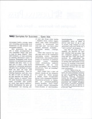 Samples for success! specs!