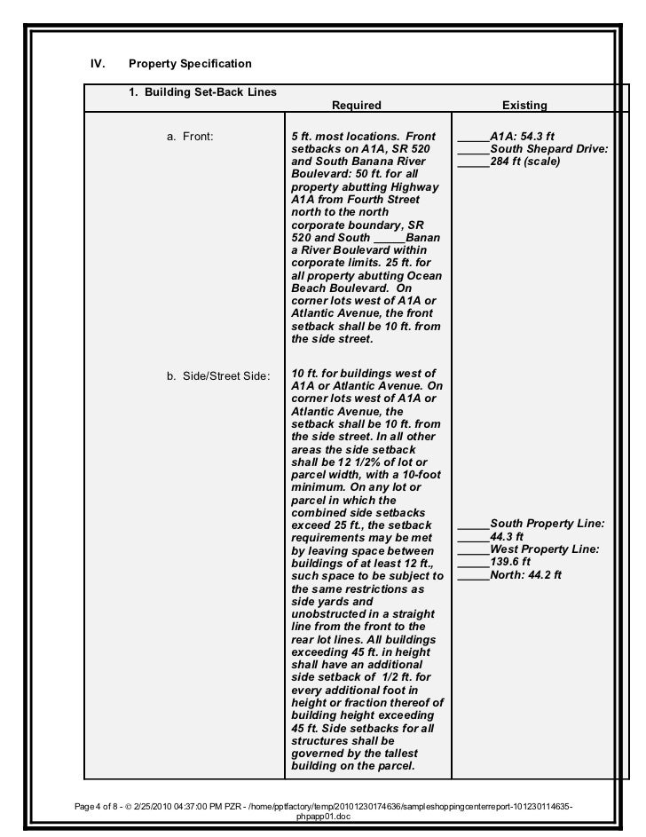 sample-shopping-center-zoning-report