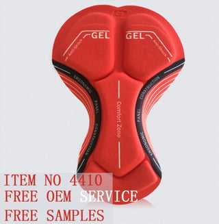 Samples information of cycling pad  of customer case