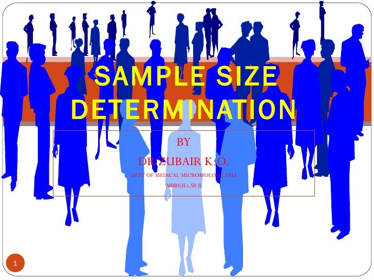 sample size sample size