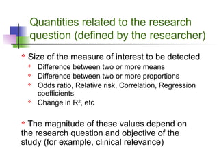 Estimation of sample size in clinical trials | PPTX