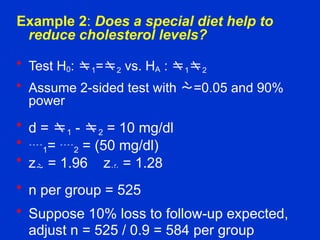Estimation of sample size in clinical trials | PPTX