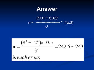 Estimation of sample size in clinical trials | PPTX