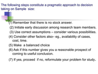 Estimation of sample size in clinical trials | PPTX