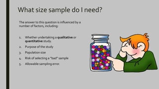 Sample Size Determination | PPTX