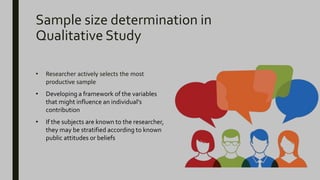 Sample Size Determination | PPTX