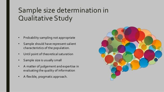Sample Size Determination