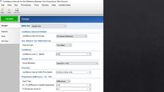 How to calculate Sample Size