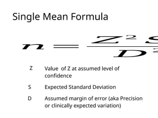 Sample size calculation estimation and power analysis.pptx