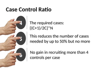 Case Control Calculation Sample size calculation estimation and power analysis.pptx