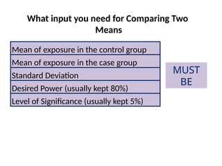 Sample size calculation estimation and power analysis.pptx