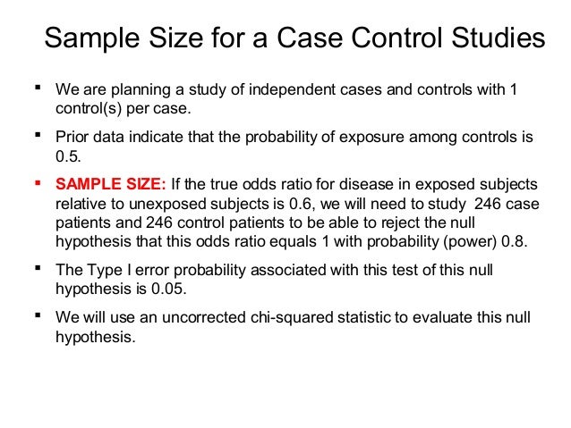 what is case study sample size