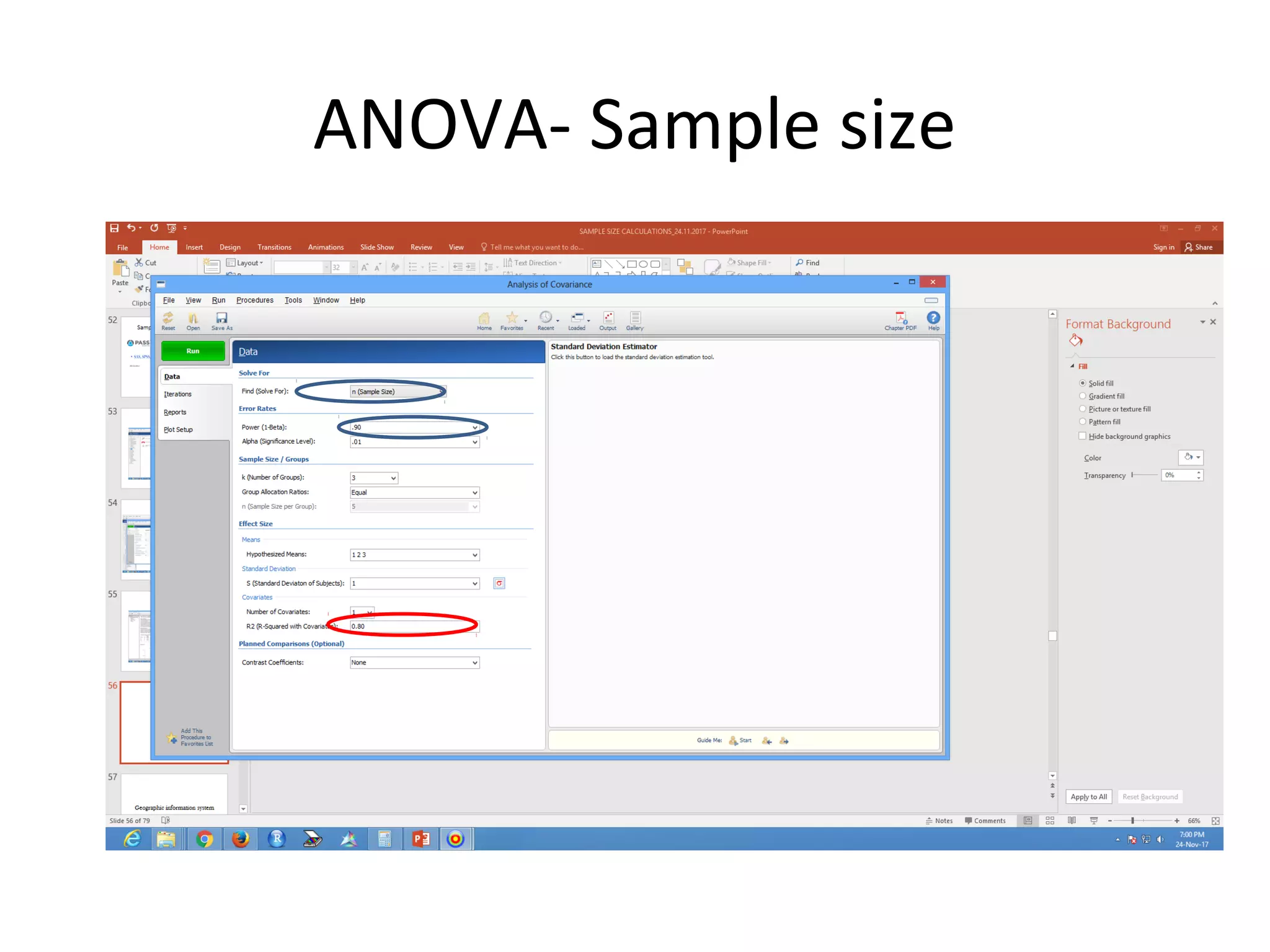 Sample size calculations | PPT