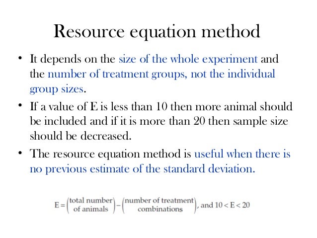 sample size calculations sample size equation