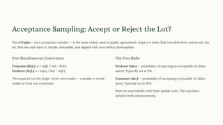 Sample Size Calculator: The Number Every Quality Audit Gets Wrong | PDF