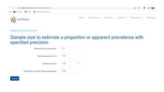 Sample Size Formula Bio sample size calculation for Bio Medical research | PPTX