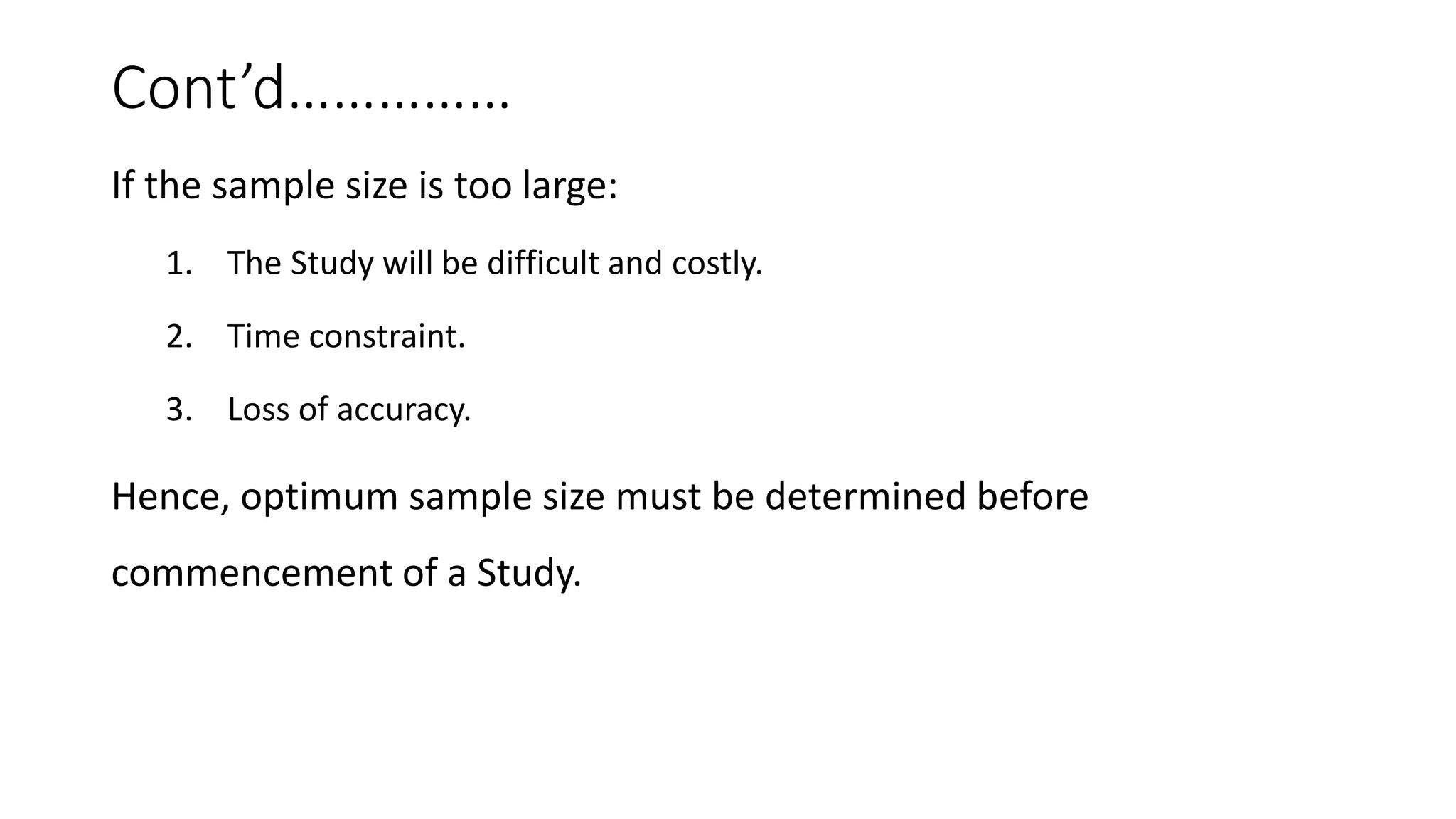 Sample size determination | PPT