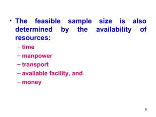 biostatics Sample Size Determination.ppt
