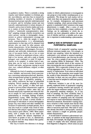 Sample Size In Qualitative Research Margarete Sandelowski