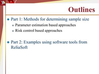 Sample size issues on reliability test design | PDF