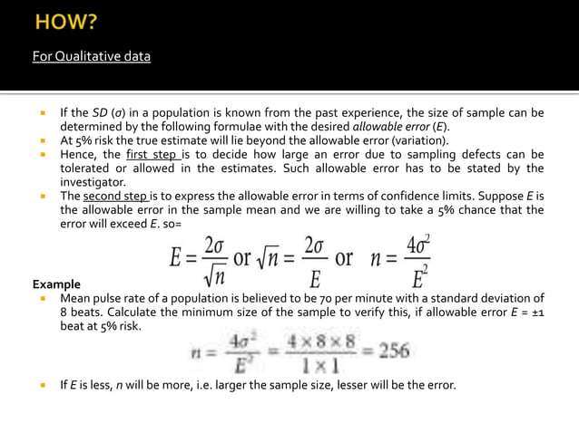 Sample size & meta analysis | PPT