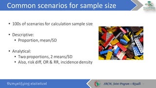 Sample Size In Experiments Example Sample size in health sciences - Basics and selected examples | PDF
