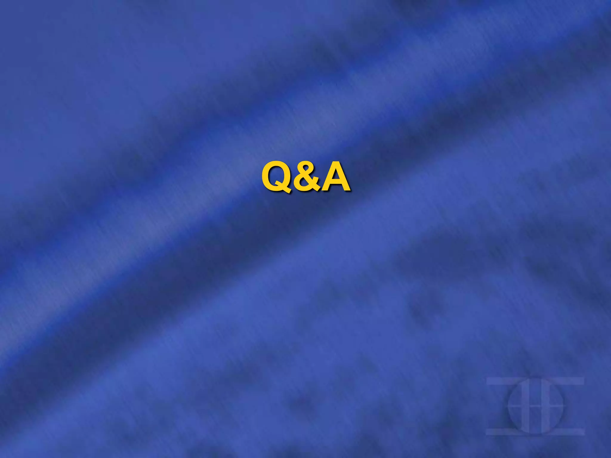 Q&A
 