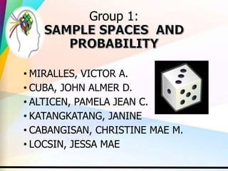 Group 1:
• MIRALLES, VICTOR A.
• CUBA, JOHN ALMER D.
• ALTICEN, PAMELA JEAN C.
• KATANGKATANG, JANINE
• CABANGISAN, CHRISTINE MAE M.
• LOCSIN, JESSA MAE
 
