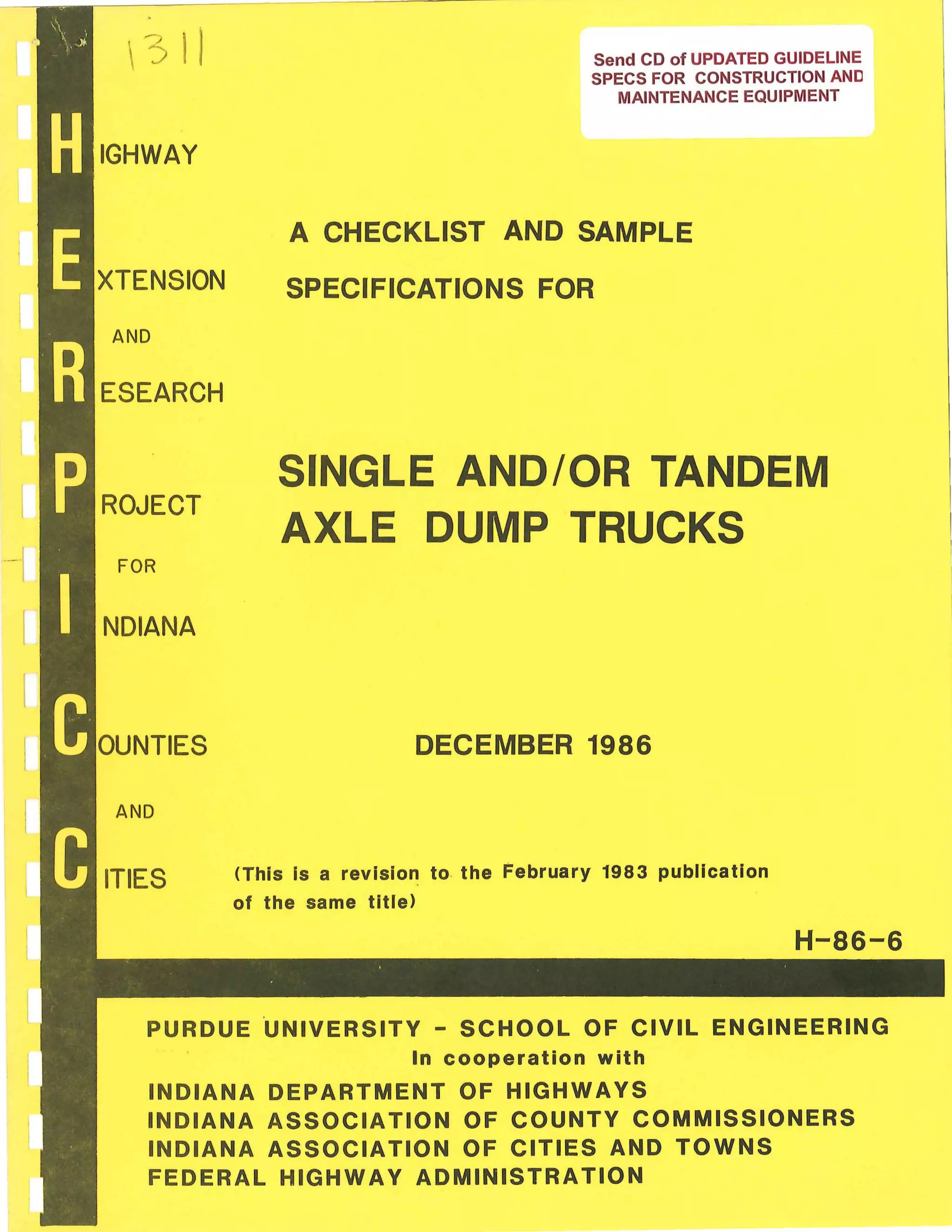 Mine Dump truck sample specification | PDF