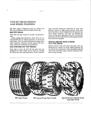 Tire Rib Type Mine Dump truck sample specification | PDF