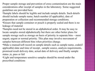 Sample storage & Discarding clinical samples histopathology harzardous ...