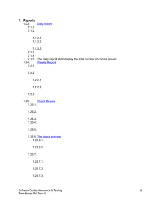 Sample Technical Requirement Document (TRD) | DOC