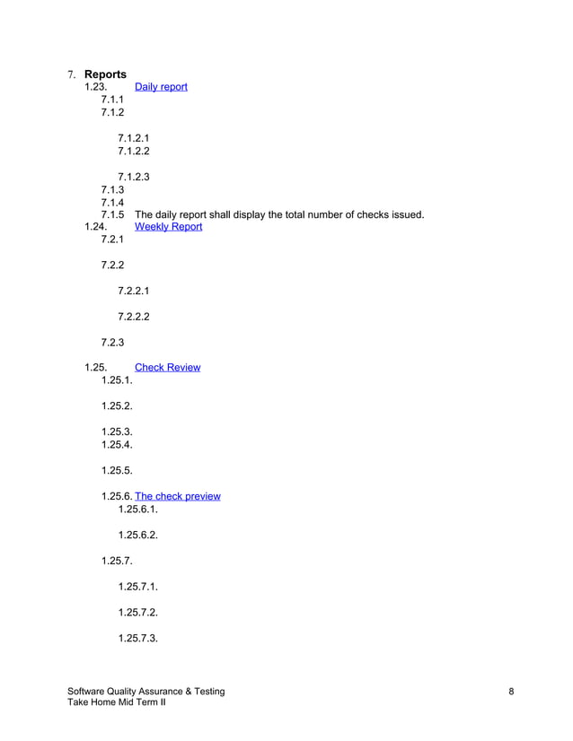 Sample Technical Requirement Document (TRD) | DOC