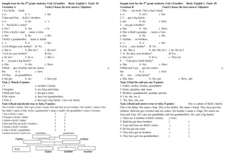 Sample tests for 5th grade students | PPT