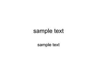 sample text sample text 