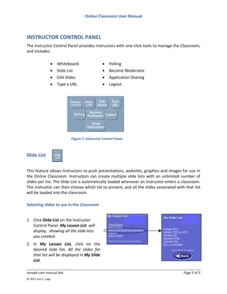 Sample User Manual | PDF