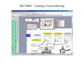MS VISIO – Creating a Vector Drawing
 