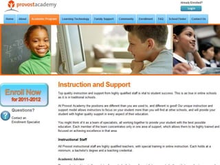 Sample website el_provost_hilevnav