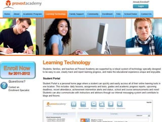 Sample website el_provost_hilevnav