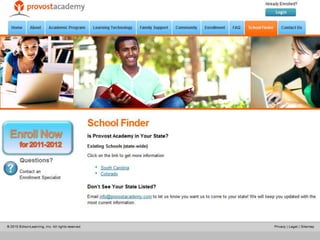 Sample website el_provost_hilevnav
